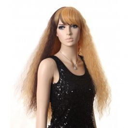 ACCESSORIES FOR MANNEQUINS - MANNEQUIN WIGS : Bi-color female mannequin wig