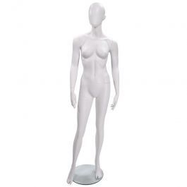Manichini astratto Bianco manichino donna con testa Mannequins vitrine