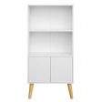 Image 2 : Bibliothéque en bois blanc ...
