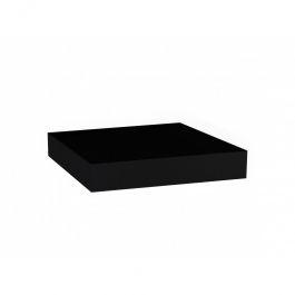RETAIL DISPLAY FURNITURE - PODIUM : Black podium 50 x 50 x 10cm