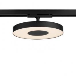 RETAIL LIGHTING SPOTS - SUSPENDED LIGHTS AND PROFESSIONAL CEILING LIGHTING : Black disc led spotlight 30w adjustable 3000k
