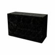Image 0 : Black glossy marble shop counter ...