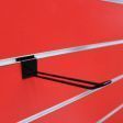 Image 1 : Black hook 20cm for grooved ...