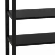 Image 1 : Black metal shelf 100 x ...