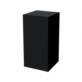 RETAIL DISPLAY FURNITURE - PODIUM : Black podium 50x50x100cm