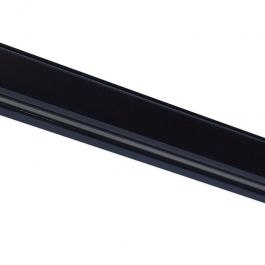 RETAIL LIGHTING SPOTS - 3-CIRCUIT TRACK SYSTEM : Black rail for led spot 1 meter