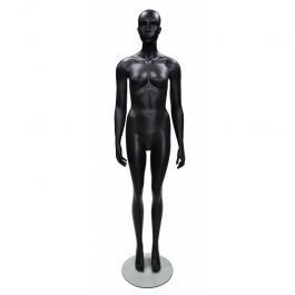 PROMOTIONS FEMALE MANNEQUINS : Black stylized woman window mannequin