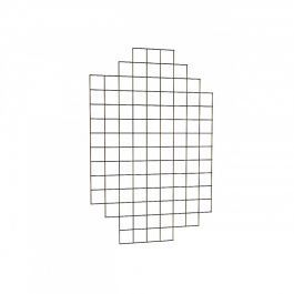 RETAIL DISPLAY FURNITURE - ACCESSORY DISPLAYS : Black wire mesh display 1400 x 900 mm