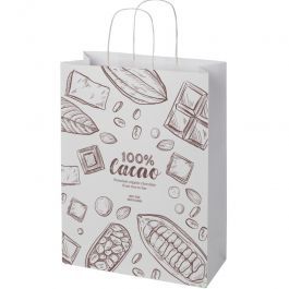 Bolsas de papel personalizadas Gondola de pared cromado Presentoirs shopping