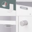 Image 2 : Boockcase white storage shelf for ...