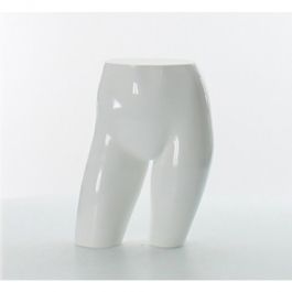 ACCESSORIES FOR MANNEQUINS - FEMALE LEG MANNEQUINS : Brief form female mannequin glossy white