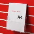 Image 1 : A4 brochure holder on ribbed ...