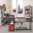Image 4 : Bureau industriel 2 étagères ...