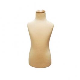 BUSTE MANNEQUIN ENFANT : Buste couture enfant 3-4 ans couleur crème sans base