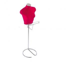 BUSTE MANNEQUIN FEMME : Buste mannequin femme en élasthanne magenta