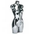 Image 0 : Buste mannequin femme gris argente ...