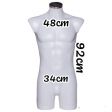 Image 3 : Buste mannequin homme en plastique ...