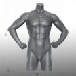 Image 1 : Buste mannequin homme sport  - Gris ...
