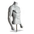Image 0 : Buste Mannequin Homme Sport  Gris ...