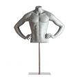 Image 0 : Buste mannequin de sport - gris ...