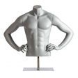 Image 1 : Busto manichino sportivo - grigio RAL ...