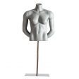 Image 3 : Busto Maniquí Mujer Gris RAL7042 ...