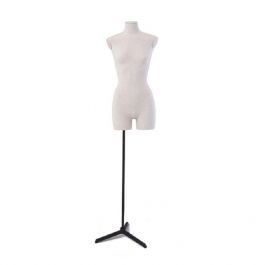 Busto sartoriale vintage Busto femminile in tessuto su base treppiede Bust shopping