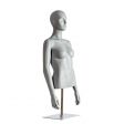 Image 1 : Busto donna sport corto - grigio ...