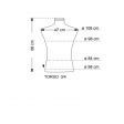 Image 2 : Manichino maschio Torso 3/4 ...