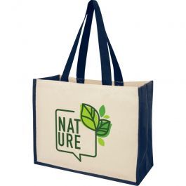 TAILORED MADE PACKAGING - CUSTOM COTTON BAGS : Canvas and jute bag 320g - 23l 42.50x19x32cm
