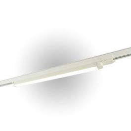 SISTEMAS DE LAMPARAS PARA NEGOCIOS - ILUMINACIóN LINEAL LED SOBRE RIEL : Carril de luz led lineal blanco 120 cm 4000 kelvin