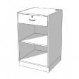 Image 3 : Glossy white wood office cabinet ...