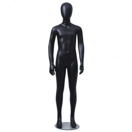 CHILD MANNEQUINS : Child mannequin 10 years old black finish