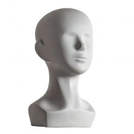 ACCESSORIES FOR MANNEQUINS - HEAD MANNEQUINS : Grey children's mannequin head