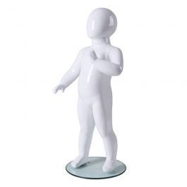 CHILD MANNEQUINS - ABSTRACT MANNEQUIN : Child mannequin whtie color 78cm