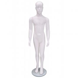 Abstract mannequin Child mannequins 8 years old mat white Mannequins vitrine