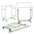 Image 1 : Chrome finish garment rail