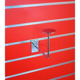 Slatwall and fittings Chrome hat hook Mobilier shopping