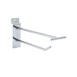 RETAIL DISPLAY FURNITURE : Chrome-plated single hook 15cm