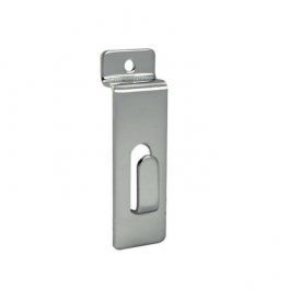Accessories for slatwalls Chrome-plated universal hook Mobilier shopping