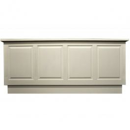 Classical counters display Classic white store counter 250 x 100 x 60cm Comptoirs shopping