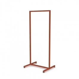 Clothing rail straight Clolthing rail copper finish 60cm x 155cm Portants shopping