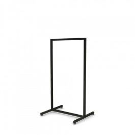 Clothing rail straight Clothing rail black color 60cm x 125cm Portants shopping