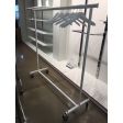 Image 1 : Clothes rack on rubber wheels ...