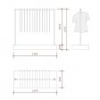 Image 4 : White chrome clothes rails with ...