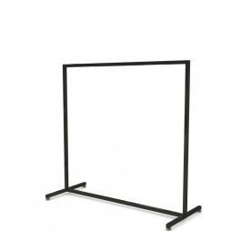 CLOTHES RAILS - CLOTHING RAIL STRAIGHT : Clothing rails for retail store 120cm x 125cm