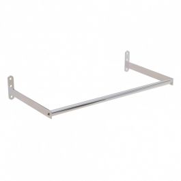 RETAIL DISPLAY FURNITURE - SLATWALL AND FITTINGS : Cloting bar chrome 100 cm