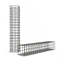 Présentoirs accessoires Colonne verticale ou horizontale en treillis métallique Presentoirs shopping