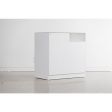Image 1 : Comptoir blanc brillant avec tiroir ...