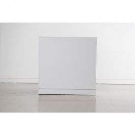 COMPTOIRS MAGASIN - COMPTOIRS MODERNE : Comptoir blanc brillant de 100 cm